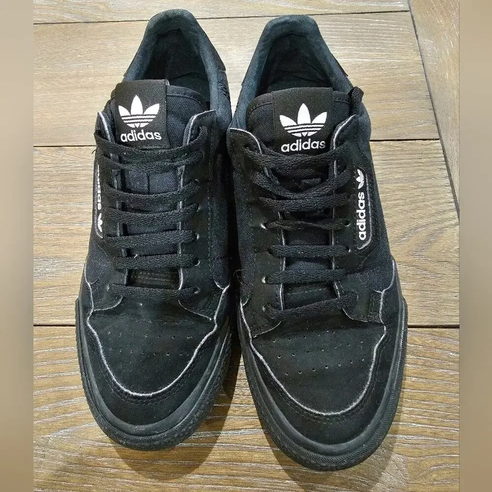 Adidas Sneaker, Black, Size 7